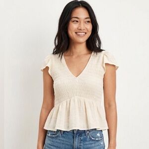 American Eagle Peplum Blouse